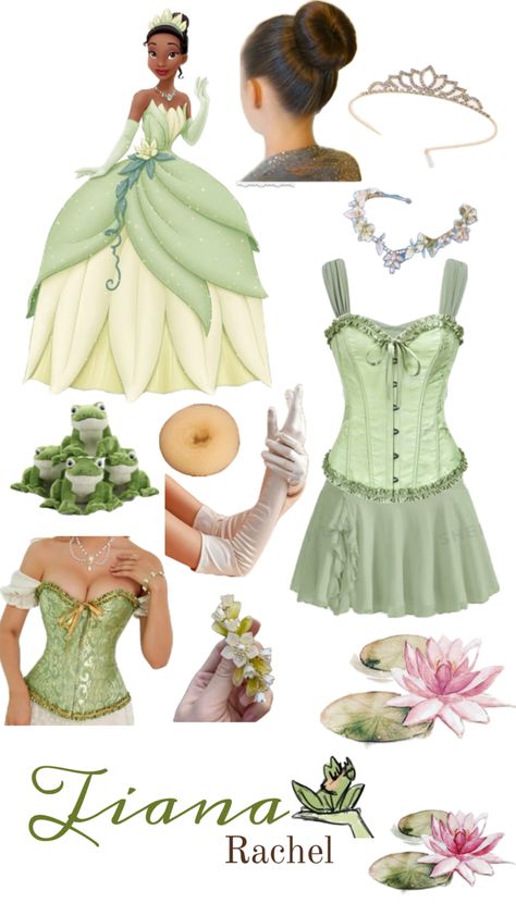 Costume Princess And The Frog Halloween Costumes, Vidia Costume, Tiana Blue Dress, Princess Tiana Costume, Blue Dress Costume, Tiana Costume, Halloween Fits, Disney Fits, Princess Halloween