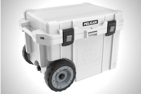 Pelican Elite 45 Quart Wheeled Cooler Cooler With Wheels, Camping Coolers, Weekend Camping Trip, Backyard Cookout, Small Games, Ice Chest, Rv Parts, Stainless Steel Plate, Garden Hose