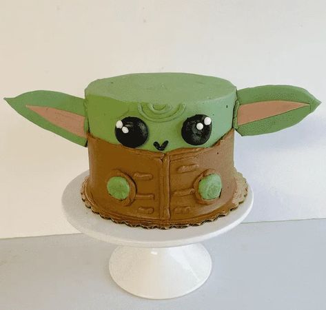 Baby Yoda Cake Design Images (Baby Yoda Birthday Cake Ideas) Baby Yoda Cake Ideas, Yoda Birthday Cake Ideas, Yoda Cake Ideas, Baby Yoda Birthday Cake, Baby Yoda Birthday Party Ideas, Yoda Cakes, Yoda Birthday Cake, Baby Yoda Cake, Star Wars Dessert