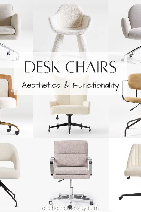 Sitting in an uncomfortable chair can be a real pain in the back, literally. But with these favorite office chairs, you'll be comfortable and stylish all day long. Say goodbye to back pain and hello to chic design. #workfromhome #officechair #ergonomic Chic Office Desks, Affordable Office Chairs, Chic Office Chair, Comfy Office Chair, Desk Chair Comfy, Stylish Office Chairs, Modern Desk Chair, Cheap Office Chairs, Most Comfortable Office Chair