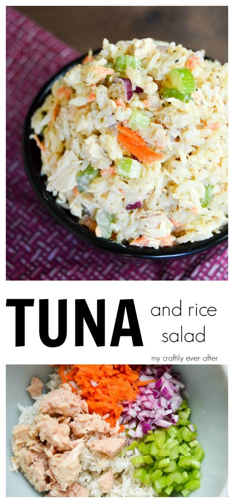 Tuna Rice Salad, Tuna And Rice, Tuna Rice, What Is Healthy Food, Rice Salad Recipes, Healthy Foods To Make, Healthy Food Habits, Food Advice, Healthy Food Facts