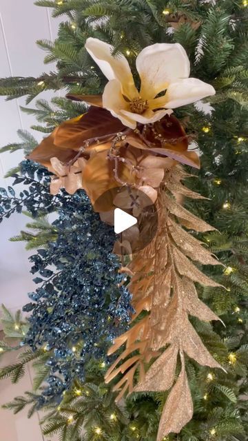 Ramon_at_Home on Instagram: "Create clusters of floral stems when you decorate your #christmas tree this year, here is how!  . . Magnolia from @david_christophers_inc  .  #christmasdecorations🎄 #christmasdecor #christmasdecorations #christmasdecorating" Christmas Stem, 1k Views, Christmas Decorating, Christmas Home, Magnolia, This Year, Christmas Decorations, At Home, Christmas Tree