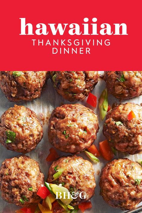 Tropical Thanksgiving Recipes, Hawaii Thanksgiving Recipes, Hawaiian Christmas Dinner, Hawaiian Christmas Traditions, Hawaiian Thanksgiving Recipes, Hawaiian Christmas Food, Hawaiian Thanksgiving, Tropical Thanksgiving, Thanksgiving Menu Printable