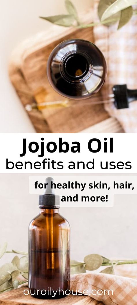 So you've heard of jojoba oil, but do you know what it is? What it's used for? What are its benefits? Learn all that and more... How To Use Jojoba Oil, Benefits Of Jojoba Oil For Face, Uses For Jojoba Oil, How To Use Jojoba Oil On Face, Jojoba Oil Benefits For Skin, Jojoba Oil Benefits Hair, Jojoba Oil Recipes, Jojoba Oil For Face, Argan Oil Benefits For Skin