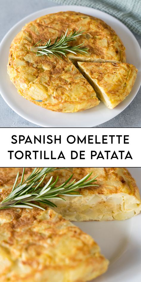 Spanish Tortilla Recipe, Authentic Spanish Recipes, Spanish Dinner, Easy Spanish Recipes, Spanish Potatoes, Traditional Spanish Recipes, Spanish Tortilla, Spanish Omelette, Spain Food