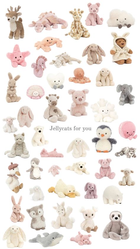 Girly Christmas Gifts, Jellycat Stuffed Animals, Cute Gifts For Friends, Dream Gift, Cute Christmas Gifts, Birthday Wishlist, Cute Stuffed Animals, Cute Toys, Cute Plush