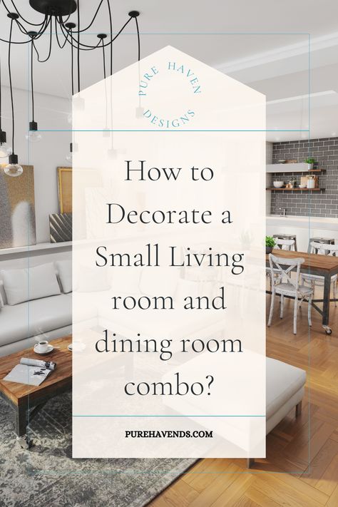 Decorate A Small Living Room, Small Living Dining, Living Dining Room Combo, Open Concept Kitchen Living Room, Open Kitchen And Living Room, Small Living Room Layout, Apartment Dining Room, Condo Living Room, Narrow Living Room