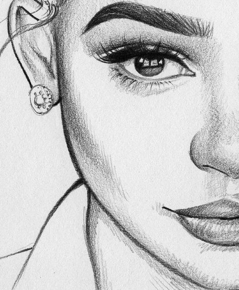 I love drawing - Ragazze tumblr a matita - Page 2 - Wattpad Desen Realist, Drawing Eyes, Drawing Course, Girl Drawing Sketches, صفحات التلوين, Drawing Faces, Gambar Figur, 인물 드로잉, Pencil Art Drawings