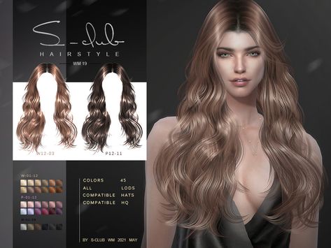 4 Piercings, Sims Accessories, Hairstyles Female, Alpha Cc, Pelo Sims, New Hairstyles, Free Sims, Sims Building, Sims 4 Teen