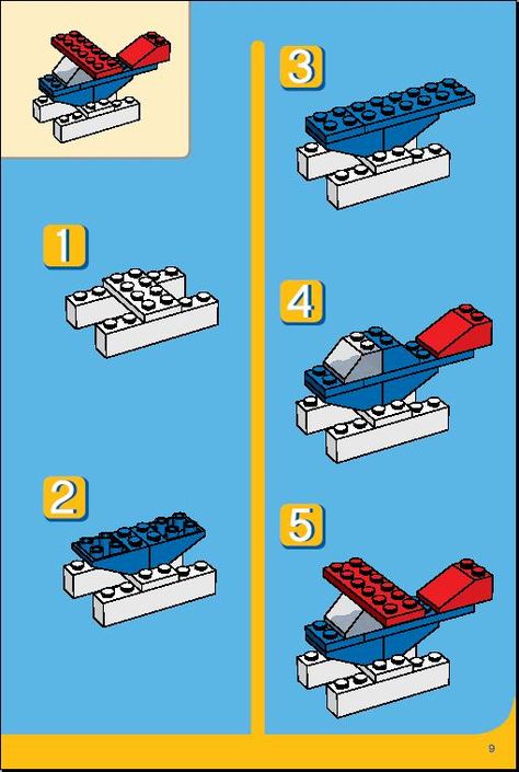 Small Simple Lego Builds, Mini Lego Builds Easy, Free Lego Instructions Step By Step Printable, Stuff To Build With Legos, Basic Lego Builds, Lego Free Build Ideas, Free Lego Instructions Step By Step, Lego Step By Step Instructions, Lego Instructions Step By Step Printable