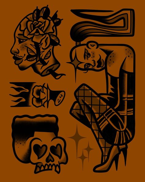 Love this sheet alot. I'm definitely excited for whoever gets these 😂 African American Traditional Tattoo, Afro Hair Tattoo, Afro Design, Afro Tattoo, Hair Tattoo Designs, Americana Tattoo, Afro Comb, Comfort Art, Tattoo Reference