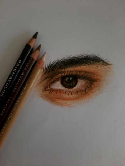 Eye Sketch Realistic, Sketch Realistic, Pen Art Work, Prismacolor Art, Eye Sketch, Alphabet Art, Color Pencil Drawing, Pen Art, Realistic Drawings