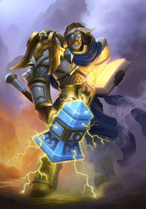 Uther Lightbringer, Hearthstone Artwork, Hearthstone Heroes, Drawing Refrences, Warcraft Iii, Warcraft Art, Gaming Posters, Heroes Of The Storm, Armadura Medieval