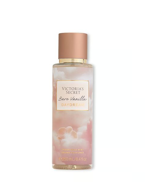 Buy Daydream Body Mist - Order Fragrances online 1125030100 - Victoria's Secret US Victoria's Secret Vanilla Perfume, Perfumes That Smell Like Vanilla, Sweet Vanilla Perfume, Bare Vanilla Perfume, Vanilla Perfume Aesthetic, Perfume And Lotion, Vanilla Scents, Bare Vanilla, Victoria Secret Body Spray