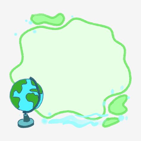 Earth Border Design, Geography Border Designs, Frame Border Design Simple, Boarders Designs For Projects, Drawing Borders, Geography Project, Studying Stationary, Line Border, Border Clipart