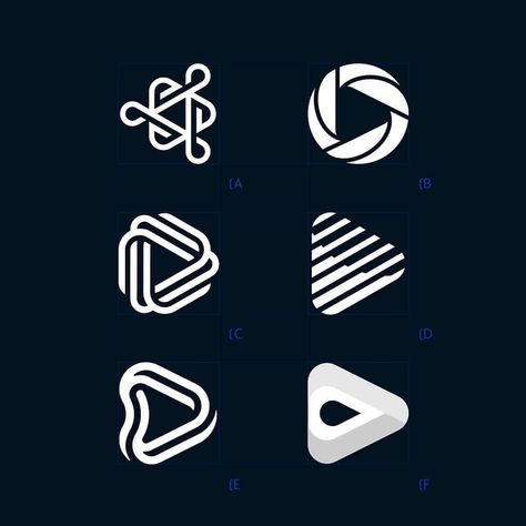 Logosix™ ⭐ Design on Instagram: “Play Button Logo Designs. . 1-9? Which do you prefer guys? Do you love the idea behind this awesome design? We love your logos! Tag us…” Play Button Logo, Button Logo, Play Button, Creative Thinking, Logo Designs, Logo Design Inspiration, Love Your, App Icon, Icon Design