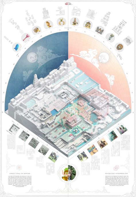 Aa School, Axonometric Drawing, Isometric Drawing, Architecture Panel, Architecture Presentation Board, Site Analysis, Architecture Board, Concept Diagram, Architecture Graphics