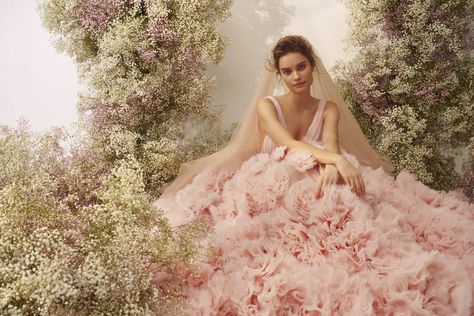 SS25 Bridal Collection — Nicole + Felicia Couture Flower Photoshoot Editorial, Nicole Felicia Couture, Nicole Felicia, Bridesmaid Saree, Ariana Grande Outfits, Flower Photoshoot, Fairytale Fashion, Prom Dresses With Pockets, Princess Ball Gowns