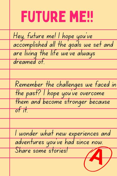 Meet Me in the Future: Stories
The Future History of Me: Warhorse
Never Let Me Go
The Future According To Me
Generations: The Real Differences Between Gen Z, Millennials, Gen X, Boomers, and Silents—and What They Mean for America's Future
Memories Notebook Diary
Always With Me 
future me quotes
future me aesthetic
future me letter ideas Diary Collage Ideas, Future Me Letter Ideas, Dear Future Self Letters, Letter For Future Me, Dear Future Self Letters Ideas, Future Me Letter, Note To Future Self, Dear Future Me, Memories Notebook