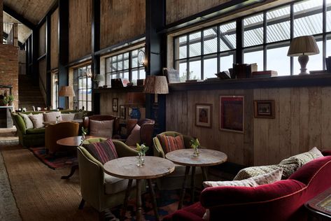 Soho Farmhouse Interiors, Babington House, Farmhouse Pictures, Soho Farmhouse, Farm Cottage, Room Screen, Farm Buildings, Hotel Project, Soho House