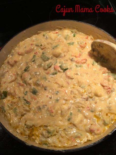 Crawfish Fettucine…like seriously the best stuff ever  – cajunmamacookin's Blog Crawfish And Sausage Pasta, Crawfish Linguine Recipe, Shrimp Fettuccine With Velveeta Cheese, Crawfish And Shrimp Fettucine, Cajun Shrimp And Crawfish Pasta, Creamy Crawfish Etoufee, Crawfish Shrimp Pasta, Crawfish Recipes Easy Leftover, Crawfish And Sausage Recipes