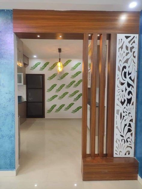 Hall Partion Ideas Indian, Hall Partion Ideas Modern, Hall Partion Design, Hall Kitchen Partition Design, Hall Partion Ideas, Classical Living Room Design Luxury, Wooden Partition Design, Modern Partition Walls, Wall Partition Design