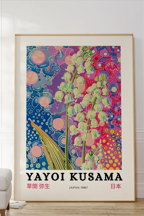 Yayoi kusama, yayoi kusama poster, museum poster, Japandi art, Japandi wall art, japanese print, yayoi kusama print, japanese wall art, Sage green wall art, Danish pastel, Wabi sabi wall art, maximalist wall art, wall collage kit Yayoi Kasuma, Art Wall Collage, Uni House, Kusama Yayoi, Yayoi Kusama Art, Wall Art Sage Green, Drawings Inspo, Yayoi Kusama Poster, Aesthetic Layout