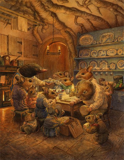 Mice House Illustration, Animal Burrow Illustration, Animal House Illustration, Mole Character, Chris Dunn Illustration, Maus Illustration, Mass Number, Storybook Art, Childrens Books Illustrations