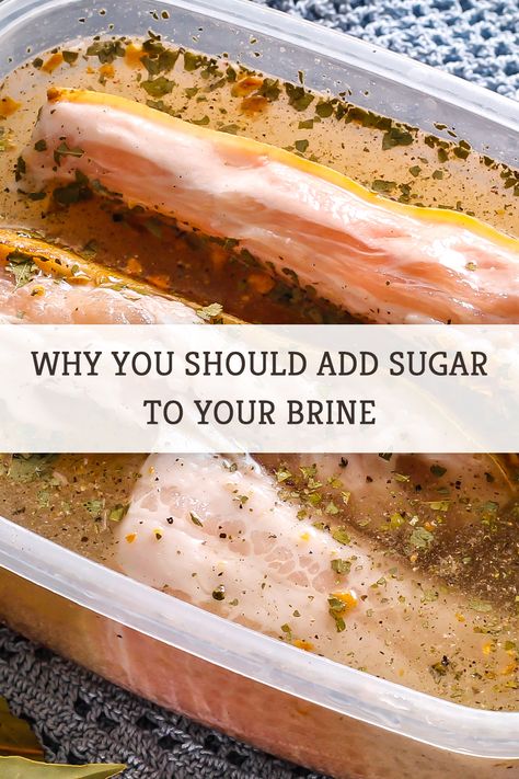 Few things can ruin a meal like a tough, dried out piece of meat. Enter brining. #brine #brining #meat #cookingathome #cookingtips #foodtips Brine For Meat, Brine For Deer Meat, Brine For Fish, Fish Brine Recipe, How To Make Brine, Bourbon Brine, Poultry Brine, Brining Meat, Brine For Pork