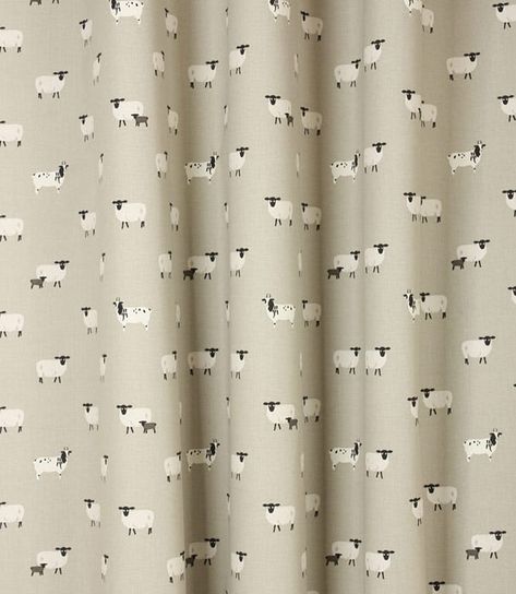 Sheep Bedding, Farm Office, Suffolk Sheep, Sheep Fabric, Country Cottage Interiors, Sophie Allport, Rustic Country Home, English Cottage Style, Fabric Ideas