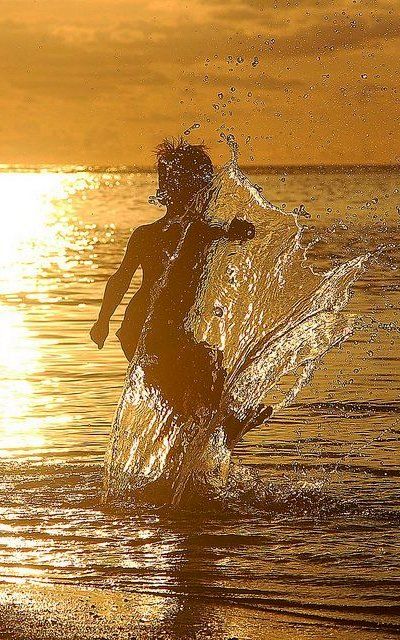 ༺♥༻ Jolie Photo, In The Ocean, Mellow Yellow, Mauritius, Summer Colors, Beach Photography, Belle Photo, Sunrise Sunset, Beach Life