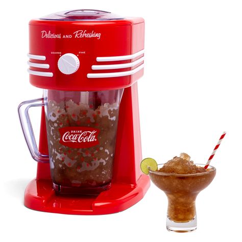 PRICES MAY VARY. VERSATILE BLENDING: Enjoy refreshing ice-cold drinks at home with this easy-to-use frozen drink machine. Indulge in endless icy possibilities, from margaritas to fruit smoothies, milkshakes, and more. LARGE CAPACITY: Prepare multiple servings simultaneously, and create up to 40 ounces of your favorite frozen drinks. The frozen beverage machine has a double-insulated design ensuring drinks stay at the perfect temperature for hours. CARRY HANDLE: Take the party to the beach, BBQ, Frozen Drink Machine, Margarita Machine, Slushy Maker, Snow Cone Maker, Frozen Drink, Coca Cola Drink, Drinks Machine, Smoothie Makers, Frozen Yoghurt