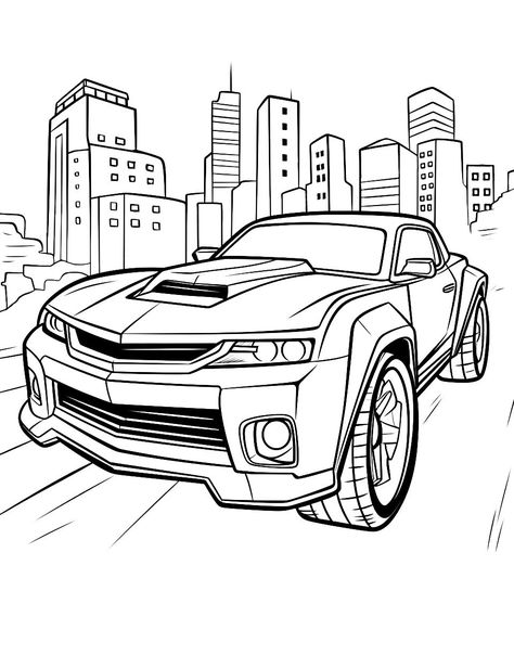 Cars Colouring In Pages, Sports Car Coloring Pages Free Printable, Classic Car Coloring Pages Free Printable, Sport Car Coloring Pages, Racecar Coloring Page, Bumblebee Coloring Page, Computer Coloring Pages, Vehicle Coloring Pages Free Printable, Colouring Pictures For Kids Free Printable