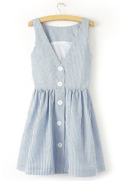 rosegal Áo Blu, Striped Print Dresses, Diy Vetement, Mode Inspo, Mole, Look Fashion, Ibiza, Cute Dresses, Sundress