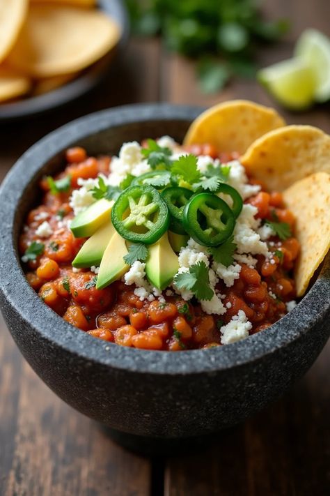 Ultimate Molcajete Recipe – A Flavor-Packed Mexican Feast in 2024! Molcajete Recipe, Mexican Feast, Mexican Spices, Mexican Kitchens, Quick Weeknight Meals, Authentic Mexican, Recipe Steps, Fresh Ingredients, Flavorful Recipes