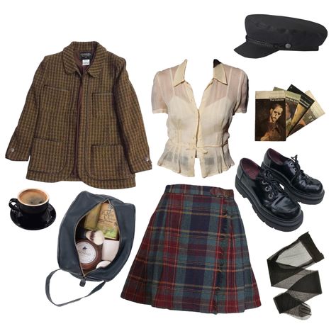 1960s Outfit Ideas 60s Style Casual, Retro Academia Outfits, 1963 Outfits, Art Outfit Ideas, 1960s Outfit, Academia Outfits, School Fit, Blair Waldorf, Swaggy Outfits