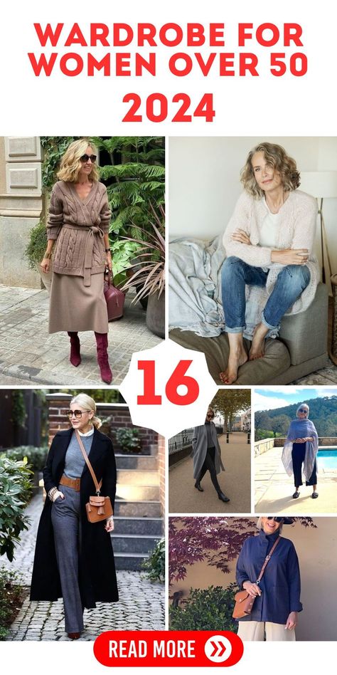 Embrace style and comfort with Wardrobe 2024 for Women Over 50. This collection showcases casual yet chic pieces, ideal for everyday wear or leisurely afternoons. Our guide includes soft fabrics, relaxed fits, and classic designs, ensuring you look fabulous at any age. Women’s Spring 2024 Fashion, Women's Fashion Spring 2024, Spring 2024 Trend Clothes, Spring Fashion Trends For Women Over 40, 2024 Outfit Trends For Women Spring, Clothes For Women Over 50 Casual, 2024 Spring Fashion For Women Over 60, Over 50 Fashion Over 50 Classy, Contemporary Clothing Style