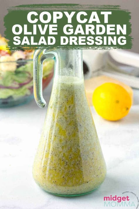 If you love the salad dressing at Olive Garden then you are going to love being able to make it at home. With a few ingredients that you probably already have in the pantry, you can make Olive Garden Salad dressing at home. Olive Garden Salad Dressing Recipe, Olive Garden Salad Recipe, Garden Salad Dressing, Garden Salad Recipe, Olive Garden Dressing, Olive Garden Salad Dressing, Olive Garden Salad, Olive Garden Recipes, Salad Dressing Container