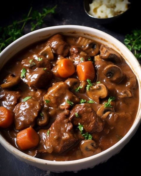 Pork Stew Meat Recipes, Pork Stew Meat, Beef Stew Meat Recipes, Beef Bourguignon Recipe, Easy Beef Stew Recipe, Crockpot Recipes Beef Stew, Easy Beef Stew, Beef Dinners, Stew Meat Recipes