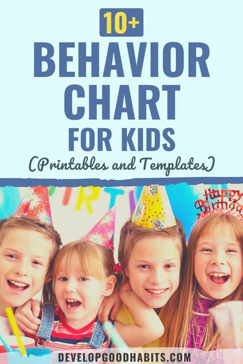 Behavior Charts For Kids, Behavior Chart For Kids, Good Behavior Chart, Mindful Activities, Child Behavior Chart, Behavior Charts, Emotions Activities, Kids Printables, Behavior Chart