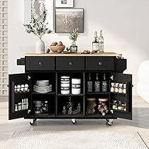 Drop Leaf Kitchen Island, Island On Wheels, Mobile Kitchen Island, Stationary Storage, Countertop Cabinet, Rolling Kitchen Island, Kitchen Island Cart, Kitchen Dinning Room, Solid Wood Cabinets