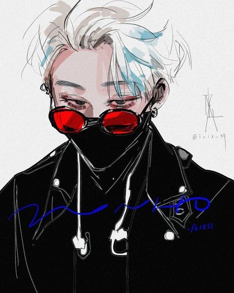 Idol Oc, 그림 낙�서, Profil Anime, Guy Drawing, Anime Drawings Boy, 영감을 주는 캐릭터, Boy Art, White Hair, Art Reference Photos