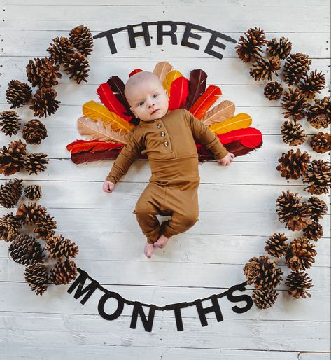 Twin Thanksgiving Pictures, 3 Month Old Baby Pictures November, Thanksgiving With A Newborn, Newborn Turkey Pictures, 1 Month Old Pumpkin Pictures, November Month Baby Photos, Thanks Giving Baby Photoshoot, Thanksgiving 4 Month Old Pictures, Thanks Giving Baby Photos