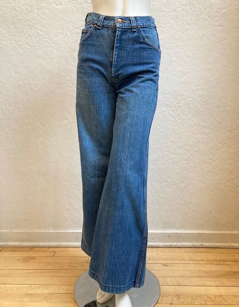 60s Jeans Outfit, H2o Characters, 60s Jeans, 1980s Jeans, 1970s Jeans, Thrift List, 60s Clothing, 70s Jeans, Bell Jeans