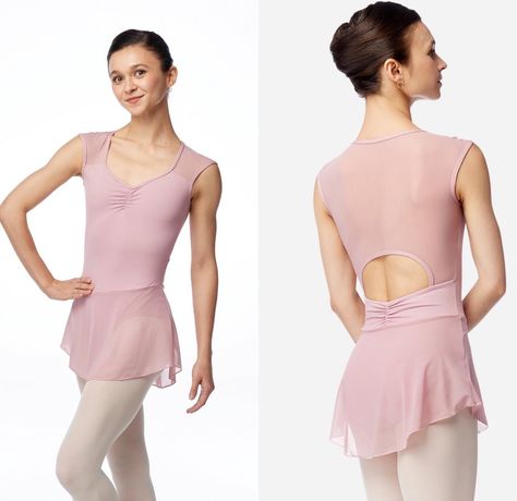 Julia Cap Sleeve Skirted Leotard🩰 https://tightspotdancewear.com/products/julia-cap-sleeve-skirted-leotard-lub870 Ballet Leotards Yumiko, Leotard Inspiration, Ballerina Leotard, Lyrical Shoes, Dance Attire, Leotard Tops, Free People Activewear, Leotards Ballet, Dance Leotards