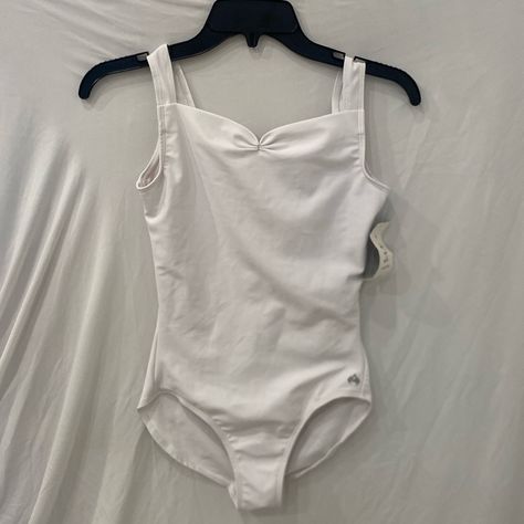 Questions? Leave A Comment Below! White Leotard Outfit, Ballet Attire, Leotard Outfit, Ballet Inspired Fashion, Leotard Ballet, White Leotard, Ballet Leotards, Evil Disney, Ballet Core