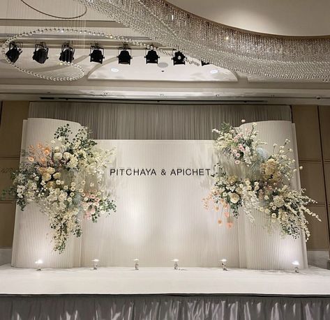 Timeless Wedding Backdrop, Large Wedding Backdrop, Wedding Reception Backdrop Elegant, Luxury Wedding Backdrop, Photo Booth Design, Church Wedding Flowers, Reception Backdrop, Wedding Reception Backdrop, Photo Backdrop Wedding