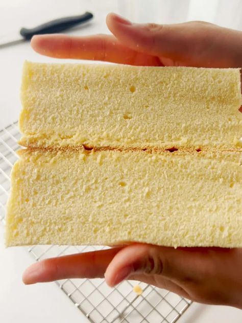 Oven Chiffon Cake Sponge Cake - U-Taste Chiffon Sponge Cake, Easy Chiffon Cake Recipe, Korean Sponge Cake Recipe, Orange Cake Roll, Steamed Sponge Cake Recipe, Fluffy Sponge Cake, Orange Sponge Cake, Chocolate Chiffon Cake, Cake Sponge