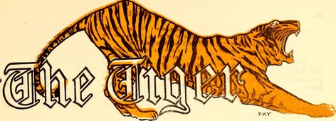 Image from page 194 of "The Tiger (student newspaper), Sep… | Flickr College Newspaper, Colorado College, School Newspaper, Student Newspaper, Sport Logos, Tiger Logo, Art Classique, T Shirt Art, School Logo