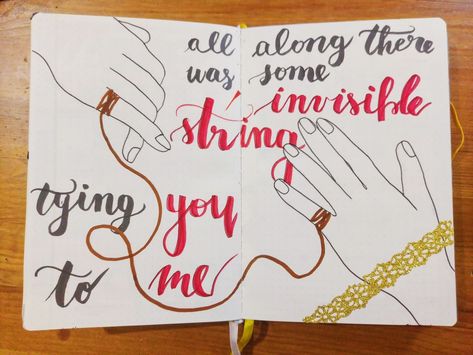 Invisible String, Drawing Quotes, Taylor Swift, Swift, Bullet Journal, Drawings, Quotes